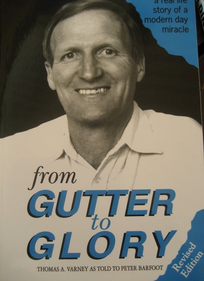 Book cover: From Gutter to Glory, by Peter Barfoot